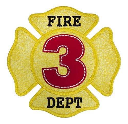 Amazon fire department number birthday patch your choice of sew on 