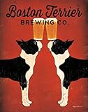 Poster Boston Terrier Brewing Co Print by Ryan Fowler (11 x 14)