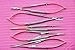 New CYNAMED USA Set of 5 German Stainless Castroviejo Micro Scissors Needle Holder Straight Plus CVD Plus Suture Tying Forceps Dental Eye Instruments