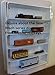 Mascar Ultima Hotwheels Matchbox 1/64 Scale Display case Black with Clear Snap-On Dust Cover for 65 Cars