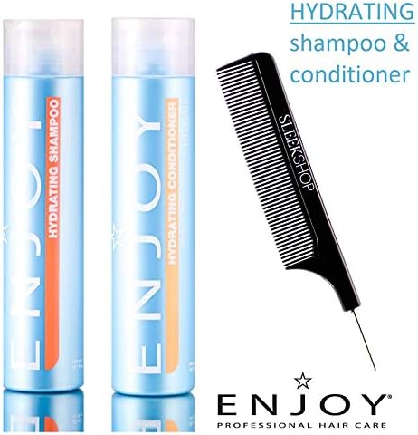 Enjoy HYDRATING SHAMPOO & CONDITIONER Duo SET, HYDRATE Color-Holding Formula, Sulfate-Free pH 4.5-5.5 (STYLIST KIT) pH 3.5-4.5 (10.1 oz / 300 ml - ORIGINAL DUO KIT)