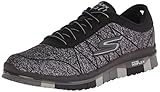 Skechers Performance Women's Go Flex - Ability Walking Shoe, Black/Gray, 7 M US
