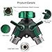 Garden Hose Splitter 2 Way - Water Hose Splitter with Long Handle Garden Hose Shut off Valve Double Y Connector Faucet Splitter Hose Connector
