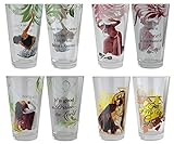 African American Expressions - Praise Dancers Drinking Glass Set (17 oz. glass, 5.75