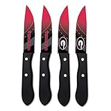 Sports Vault NCAA Georgia Bulldogs Steak Knive Set