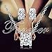 QIANSE AAA Cubic Zirconia Gemstone Women's Wedding Jewelry Set Fashion Earrings Pendant Necklace Tennis Bracelet Sets (Necklace and earrings set)