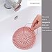 Shower Hair Drain Catcher, 4 Pack Hair Catcher Shower Drain Cover for Bathroom and Kitchen, Bathtub Drain Hair Catcher, Reusable Rubber Sink Strainer