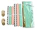 DIY Decorations Kit For Baby Shower & Bridal Events Wedding Showers - Mint Peach Glitter Gold Tissue Paper Pom Pom Gold Tissue Pom Pom Paper Tassel Polka Dot Paper Garland