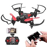 Metakoo M2 RC Mini Drone with HD Camera WiFi FPV Live Video for Kids and Beginners, 2.4GHz 6-Axis 4CH Helicopter, Quadcopter with Altitude Hold, 3D Flips, Headless Mode and One-key Return Functions
