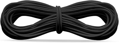 Realm Elastic Cord Black White 1mm 1.5mm 2mm 3mm Craft Jewellery Stringing