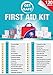 First Aid Kit Ultra-light - 130 Supplies Medical - by Get Safe - Bonus Flashlight Included - FDA Approved and Ideal for Travel Plus Home