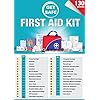 First-Aid-Kit-Ultra-light-130-Supplies-Medical-by-Get-Safe-Bonus-Flashlight-Included-FDA-Approved-and-Ideal-for-Travel-Plus-Home
