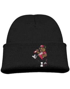Beer Down Drink Bear Cartoon Children's Beanie Cute Hats