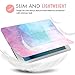 MoKo Case for iPad Pro 9.7 - Slim Lightweight Smart Shell Stand Cover with Translucent Frosted Back Protector for Apple iPad Pro 9.7 Inch 2016 Release Tablet, Water Color (with Auto Wake/ Sleep)