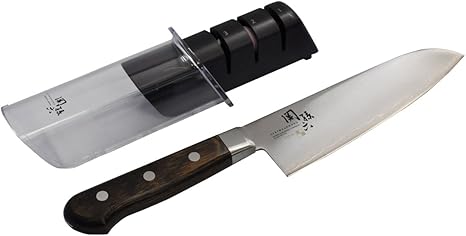 Amazon 貝印 Kai 包丁 ダイヤモンドシャープナー セット 三徳包丁 関孫六 青藤 165mm Ae 5151 ダイヤモンド セラミックシャープナー 研ぎ器 オンライン通販