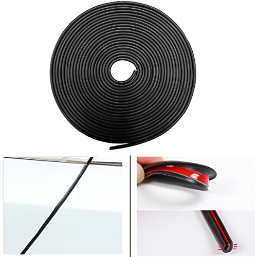 EJ s SUPER CAR Car Door Edge Guards,16-ft Easy D.I.Y. Easy Installation,No Tools Needed-Trim Molding/Protected Lining Fits Most Cars Door Edge Guards Ideal For Most Sedans