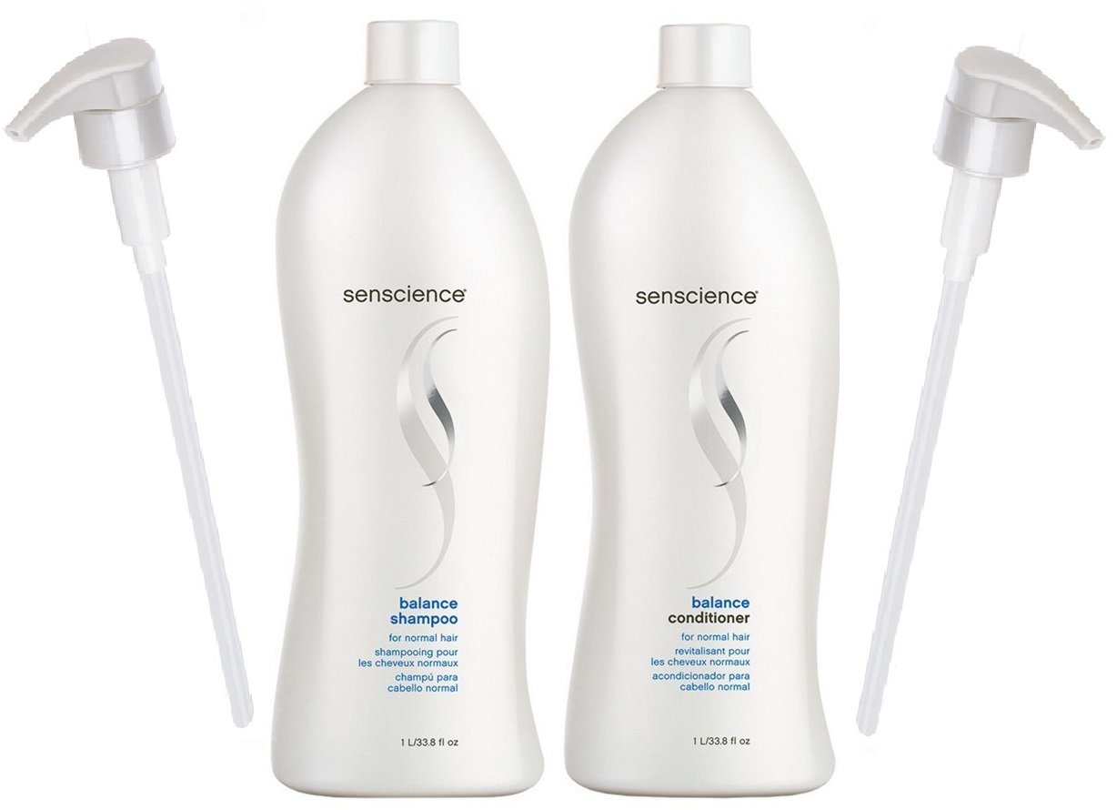 Senscience Balance Shampoo & Conditioner (33.8oz Each) - With Pumps