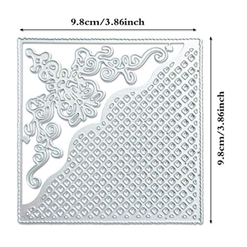 3 Pack Metallic Cutting Dies,3D Embossing Die Stencil Mould Nesting Template for DIY Scrapbooking Album Decorative Letter Paper Card Craft Making Machine,Rose/Flower/Gift Card Shape