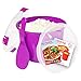 Sistema Microwave Cookware Rice Steamer Set with Lids - Large Microwave Multicooker, Side Dish Bowl, Spoon and Recipes (BPA Free, 100% Food Safe) (Purple Set)