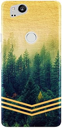 Google Pixel 2 Phone Case - Case Escape - Nature Inspired - Wood Design - Impact Resistant - Matte Shell - Phone Case
