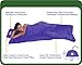 Hammock Bliss Sleep Sack - Travel and Camping Sleeping Sheet - Sleeping Bag Liner and Travel Pillow - Dream in Bliss (Purple)