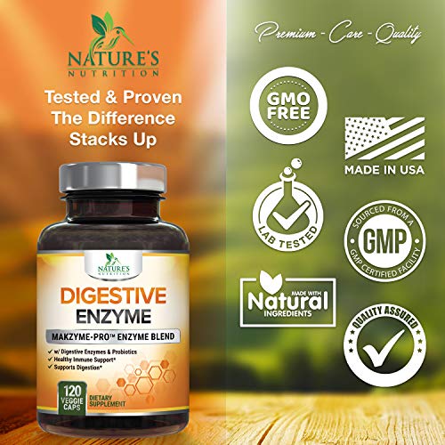 Digestive Enzymes with Probiotics, Bromelain and Papain Gentle