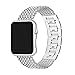 TUJUIO for Apple Watch Band 38mm 42mm Women, Stainless Steel Metal Replacement Watch Band for iWatch Sport Edition Series 3 2 1 Silver-38mm