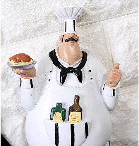 Kiaotime 150584qt Set Of 2 Italian Chef Figurines Kitchen Import