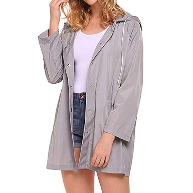 Amazon ウィンドブレーカー レディース Kukoyo 春秋冬 長袖 無地
