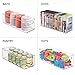 mDesign Plastic Office Supply Organizer - Storage Holder Bin with Handles for Desk Drawer, Cabinet - Pencil, Pen, Envelope and Supplies Container Basket - Ligne Collection - 4 Pack - Clear