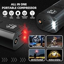 COSOOS Tire Inflator Portable Air Compressor, Air