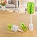 Baby Bottle Brush with Dryer Rack & Nipple Brush |Baby Bottle Cleaner Cleaning Brush & Bottle Drying Rack for Baby Bottles Set | Long Sponge Bottle Brush Cleaner with Non-Slip Grip Handle