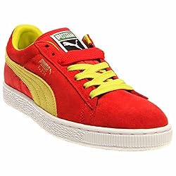 PUMA Suede Classic Sneaker,Flame Scarlet/Sulphur