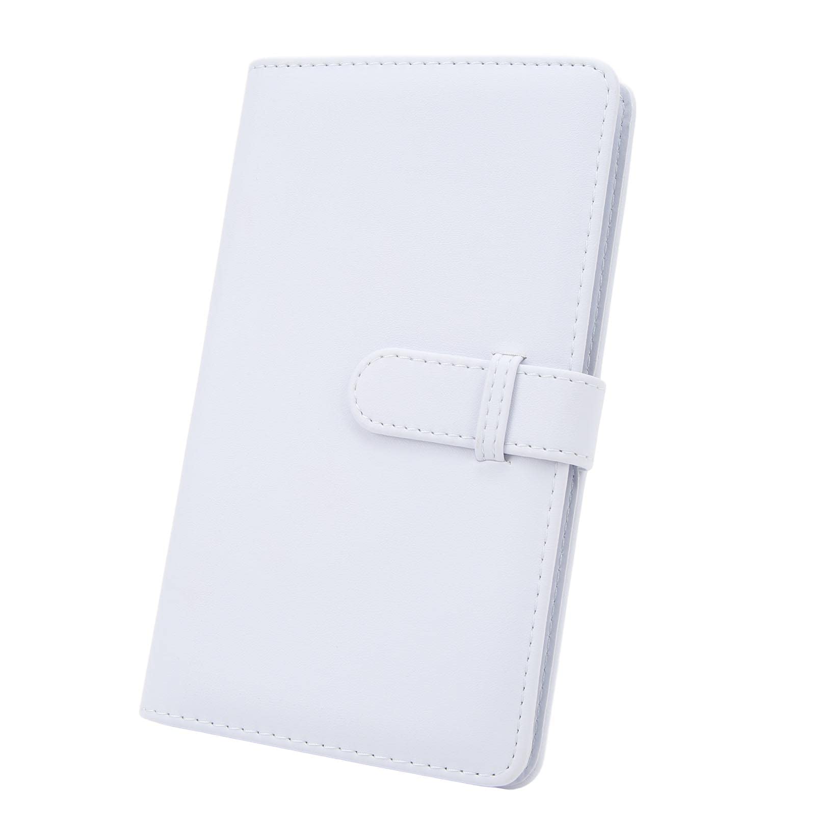 3 Inch Mini Photo Album, PU Leather 108 Pockets Album for FUJI FILM Mini 12 11 Mini Series Camera Photos (Jasmine White)