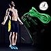 Epitomie PowerSkip Jump Rope with Memory Foam Handles and Weighted Speed Cable - Kryptonite Green