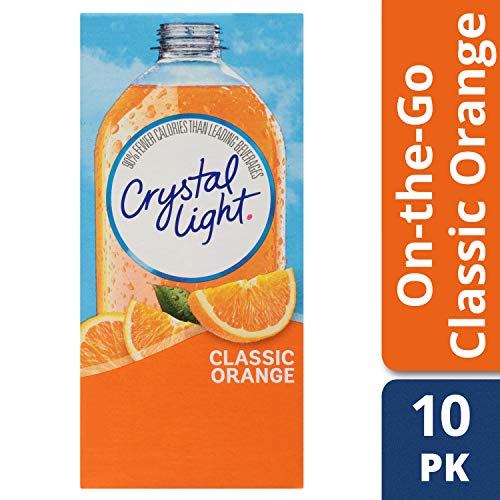 Crystal Light Classic Orange Drink Mix (60 OntheGo Packets, 6 Packs