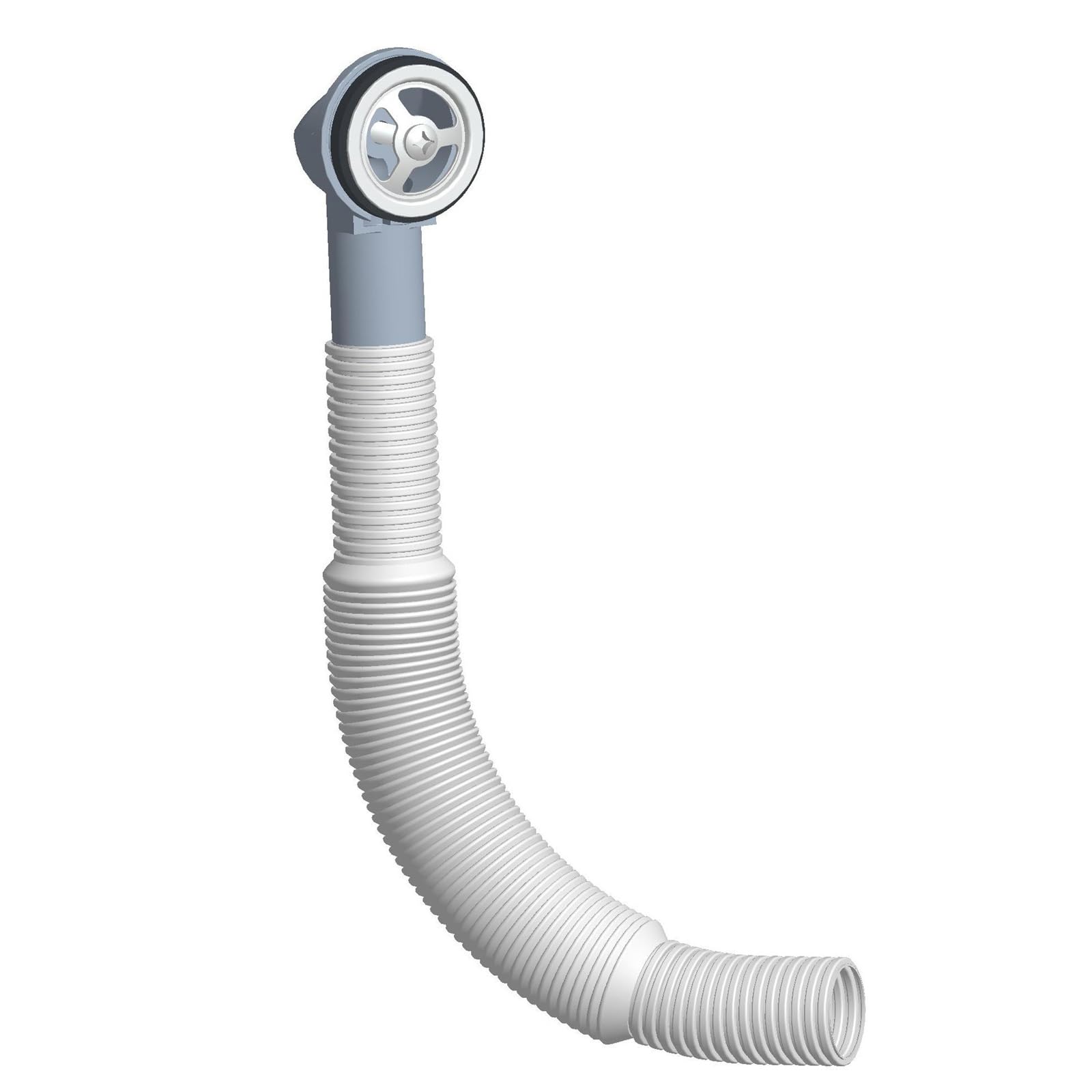 Round Overflow Pipes, Sink Overflow Kit,Sink Overflow Pipe,Wash Basin Overflow Head, Bath Waste and Overflow Kit,Sink Overflow Head Overflow Pipe with 200-600mm Overflow Tube for Sink