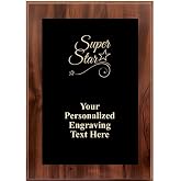 Crown Awards Corporate Wood Plaques - 5 x 7 Gold Etched Recognition Trophy Plaque Awards Prime