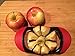 Apple Slicer, Wedger, Cutter and Corer with Easy Rubber Grip Handles and Stainless Steel Blades by Happy Gourmet Kitchenware