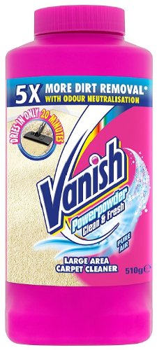 Vanish Powerpowder Grossflachiger Teppichreiniger 510 G 3 Stuck