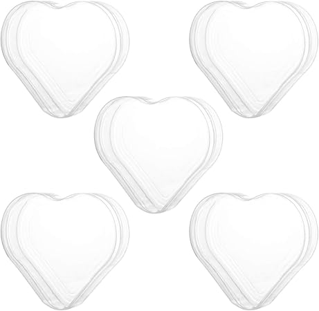 Amazon Cabilock 5ピース収納容器プラスチック透明ハート型コンテナージュエリーボックスリングボックス女の子女性 Cabilock メイクブラシケース 通販