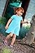 City Threads Girls' Soft Cotton Short Sleeve Cover Up Dress (Size 2T-16)