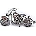 Amperer Collectible Art Sculpture Handmade Metal Motorcycle Tractor Model Creative Office Desktop Accessories Decor The Motorcycle Loves Artwork (A1 Copper Large Size)