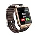 AKASO DZ09 Bluetooth Smart Watch HD Display SmartWatch SIM Insert Anti-lost Call Reminder Phone Mate For Android Smart Phone-Golden Color
