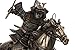 Top Collection Samurai Riding Horse with Sword in Hand Statue - Japanese Warrior in Combat Sculpture in Premium Cold Cast Bronze - 8-Inch Collectible Figurine
