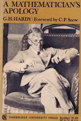 A Mathematician's Apology by Hardy, G. H. (1967) Paperback