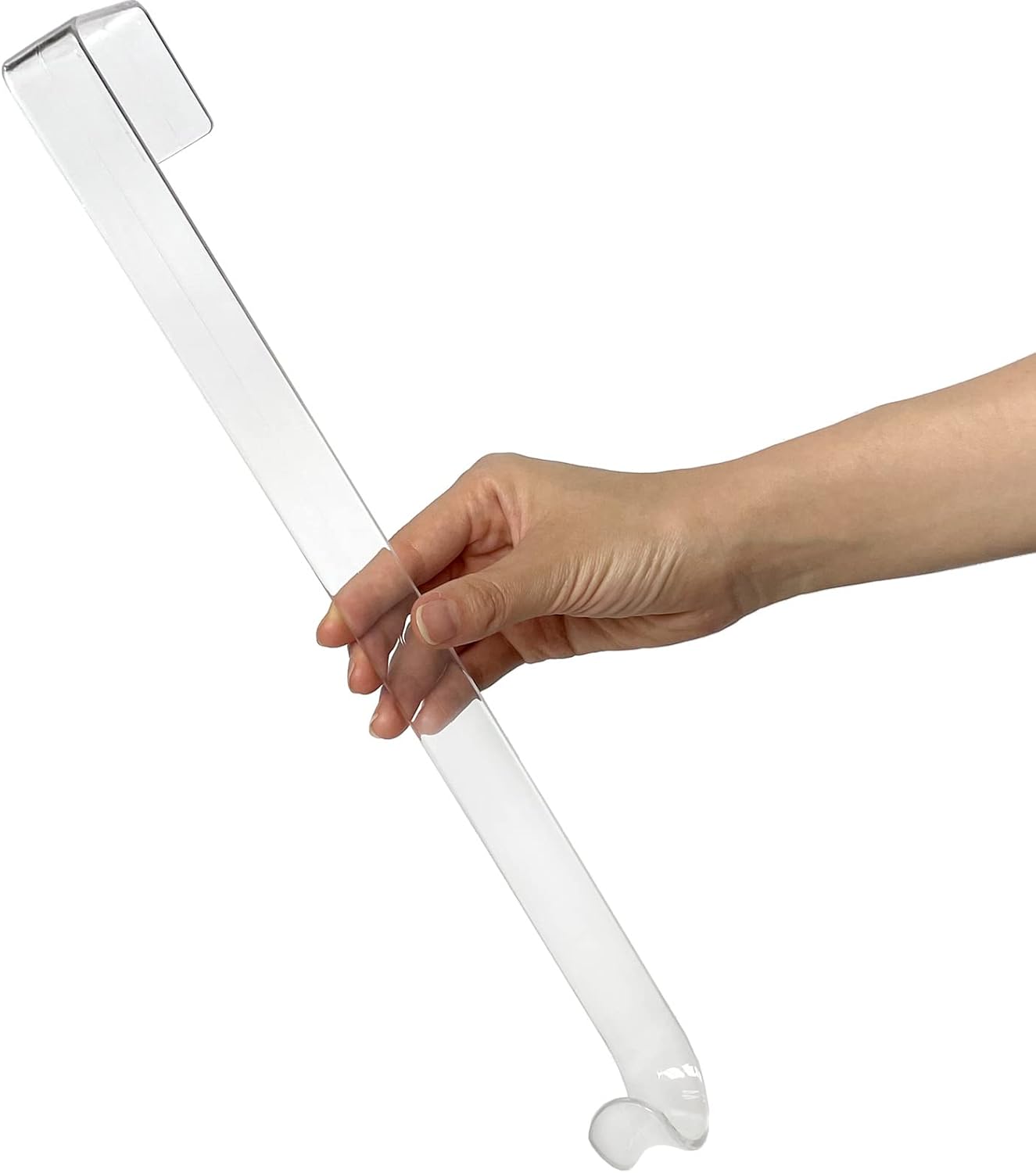 Wreath Hangers - Wreath Hanger,15” Non Scratch Clear Wreath Hooks for Front Door,2 Pack Over The Door Easter Christmas Decoration Hangers Fall Halloween Wreaths Holder,Wreath Hangers for Front Door Décor Welcome Sign