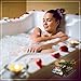 Relax Recover Bomb Set for Women Kids Toddlers - 100% Natural - 6 Large Organic Vegan with Essential Oils Luxury Gift Pack or Home Spa Blue Lavender Pink Rose White Jasmine in one Beautiful Box