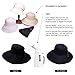 Womens Wide Brim Summer Sun Flap Bill Cap Cotton Hat Neck Cover UPF 50+ Beige