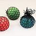 Mesh Squishy Ball Squeeze Grape Ball Relieve Pressure Ball, Colors May Vary, 2PCS
